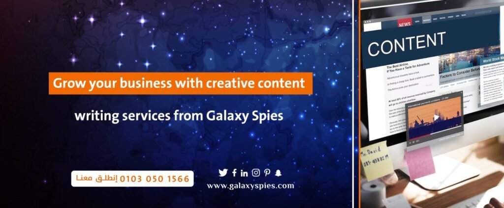 Grow your business with creative content writing services from Galaxy Spies